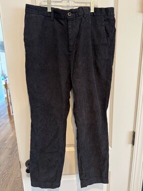 AllSaints Black Corduroy Trousers